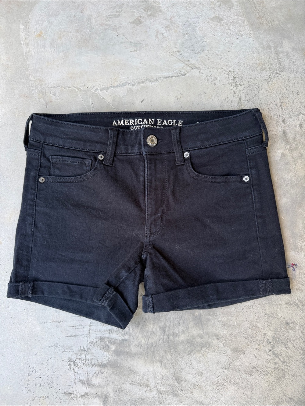 American Eagle Midi denim shorts